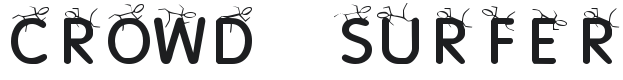 KR Crowd Surfer Font Preview