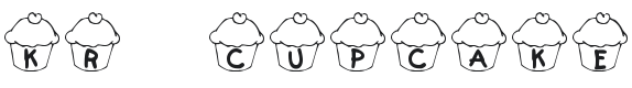 KR Cupcake Font Preview