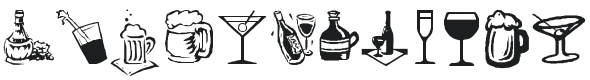 KR Drink Up! Font Preview