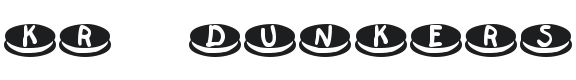 KR Dunkers Font Preview