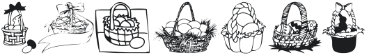 KR Easter Baskets Font Preview