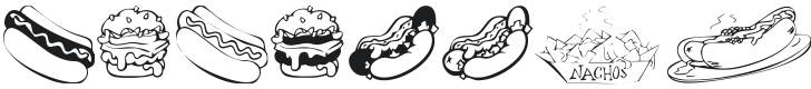 KR Fast Food Font Preview