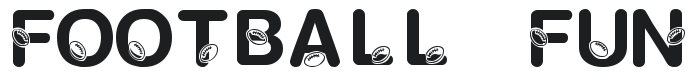 KR Football Fun Font Preview