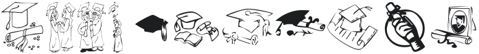 KR Grads 2002 Font Preview