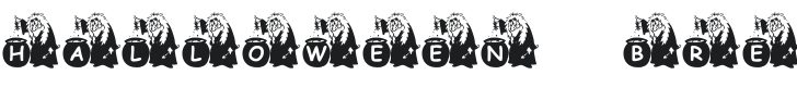 KR Halloween Brew Font Preview