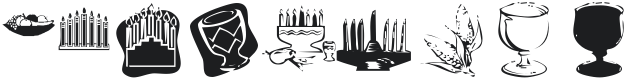 KR Happy Kwanza Font Preview