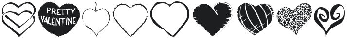KR Heartfelt Font Preview