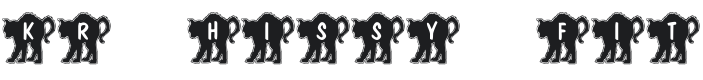 KR Hissy Fit Font Preview