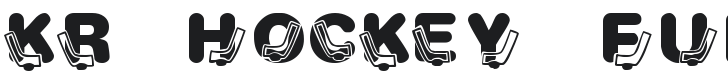 KR Hockey Fun Font Preview