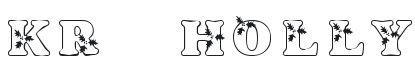 KR Holly Font Preview