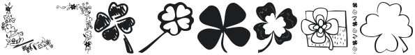 KR Irish Kat 3 Font Preview