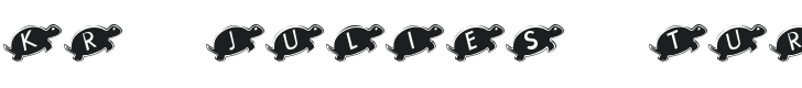 KR Julies Turtle Rescue Font Preview