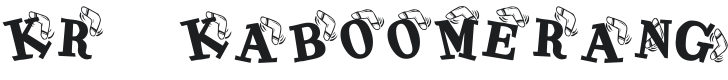 KR Kaboomerang Font Preview