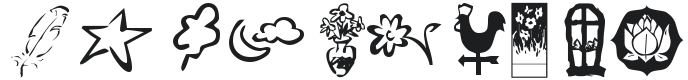 KR Katlings Four Font Preview