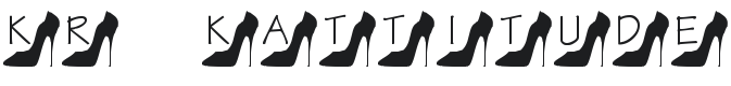 KR Kattitude Font Preview