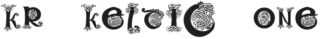 KR Keltic One Font Preview