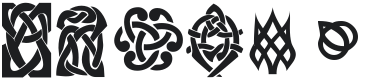 KR Keltic Six Font Preview