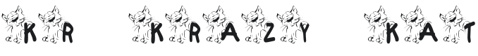 KR Krazy Kat Font Preview