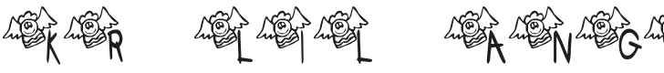 KR Lil Angel Font Preview