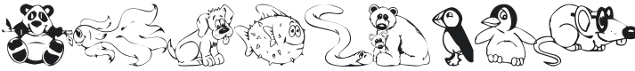 KR Lil Buddies Font Preview