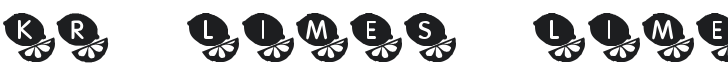 KR Lime's Limes! Font Preview
