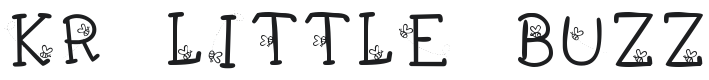 KR Little Buzz Font Preview