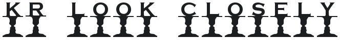 KR Look Closely Font Preview