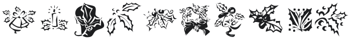 KR Lots Of Holly Font Preview