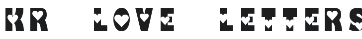 KR Love Letters Font Preview
