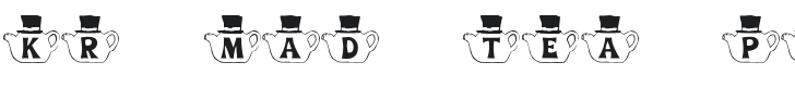 KR Mad Tea Party Font Preview