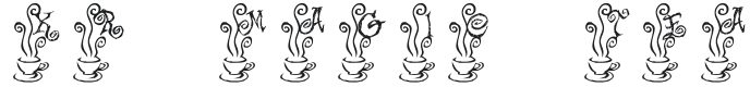 KR Magic Tea Font Preview