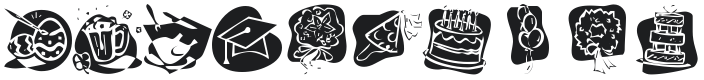 KR More Holidays Font Preview