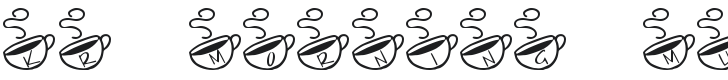 KR Morning Must! Font Preview