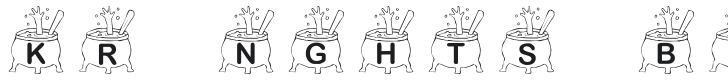 KR Nght's Brew! Font Preview