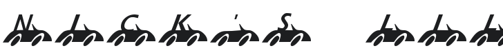 KR Nick's Lil' Racer Font Preview