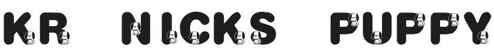 KR Nick's Puppy 1 Font Preview