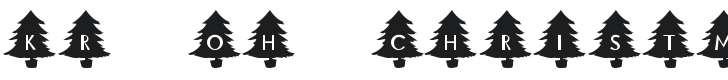 KR Oh Christmas Tree Font Preview