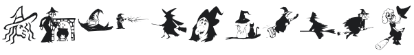 KR Oh Witchy Poo! Font Preview