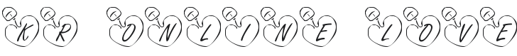 KR Online Love Font Preview