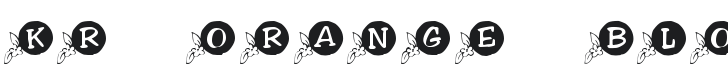 KR Orange Blossom Font Preview