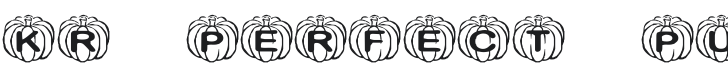 KR Perfect Pumpkin Font Preview
