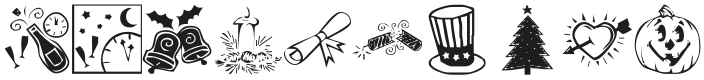 KR Pick A Holiday Font Preview