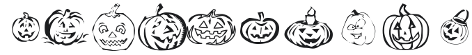 KR Pick A Pumpkin Font Preview