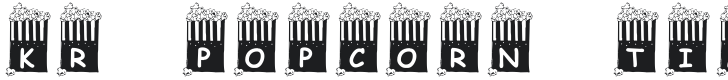 KR Popcorn Time! Font Preview