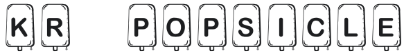 KR Popsicle Font Preview
