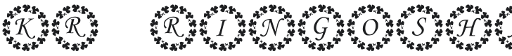 KR Ring O' Shams Font Preview