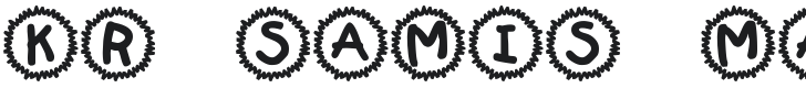 KR Sami's Mark Font Preview