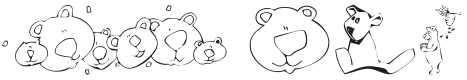 KR Scrappin Bears Font Preview