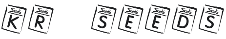 KR Seeds Font Preview