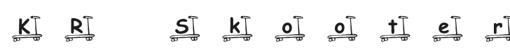 KR Skooter Font Preview